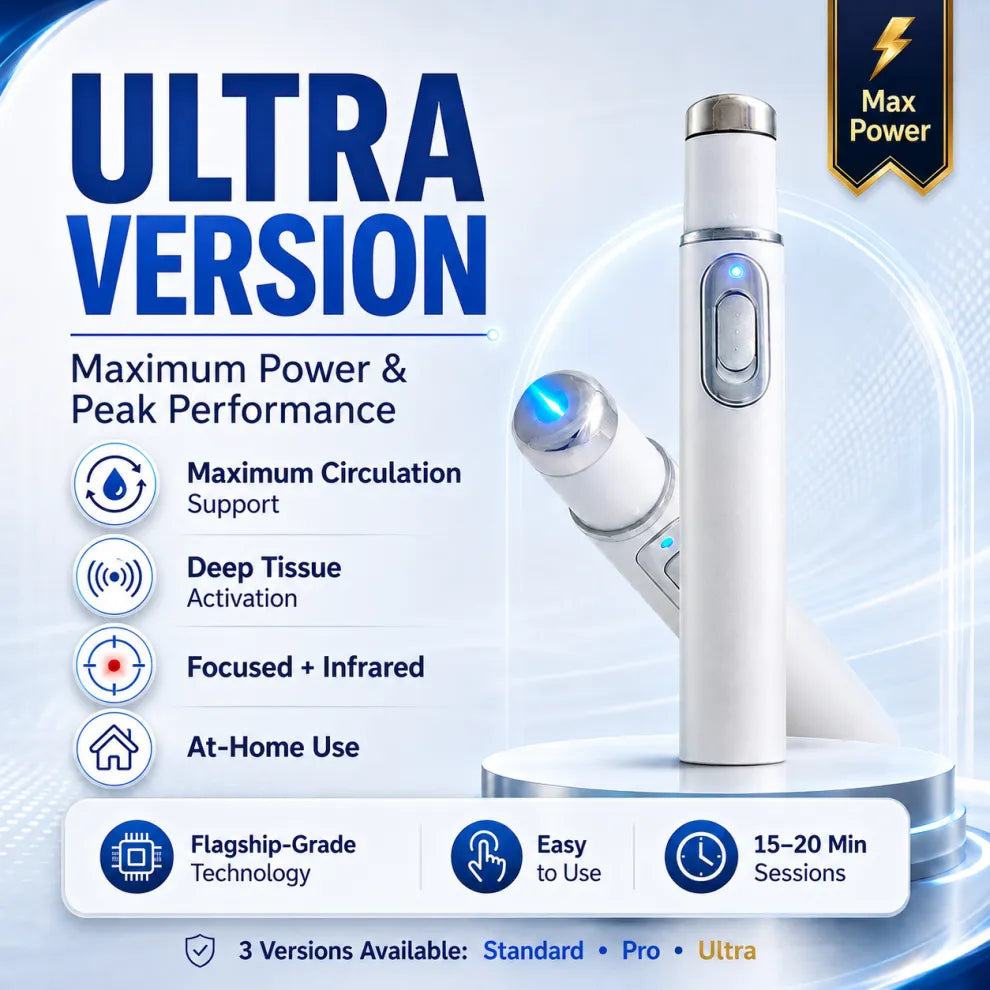 Advanced Acoustic Shockwave Therapy Device for At-Home Pain Relief & Male Performance Support