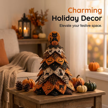 🎃 DIY Halloween Quilted Fabric Tree Kit