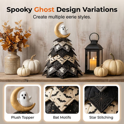🎃 DIY Halloween Quilted Fabric Tree Kit
