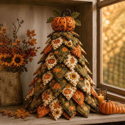 🎃 DIY Halloween Quilted Fabric Tree Kit