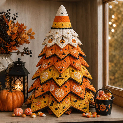 🎃 DIY Halloween Quilted Fabric Tree Kit