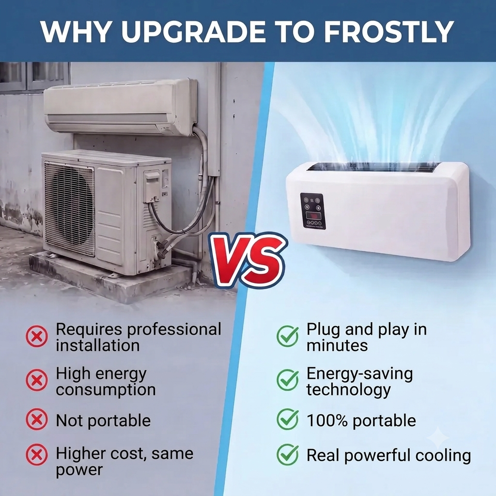 ❄️Limited Discount🔥Ductless Portable Air Conditioners No Windows Needed