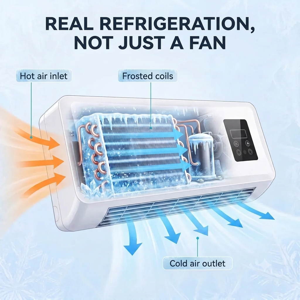 ❄️Limited Discount🔥Ductless Portable Air Conditioners No Windows Needed