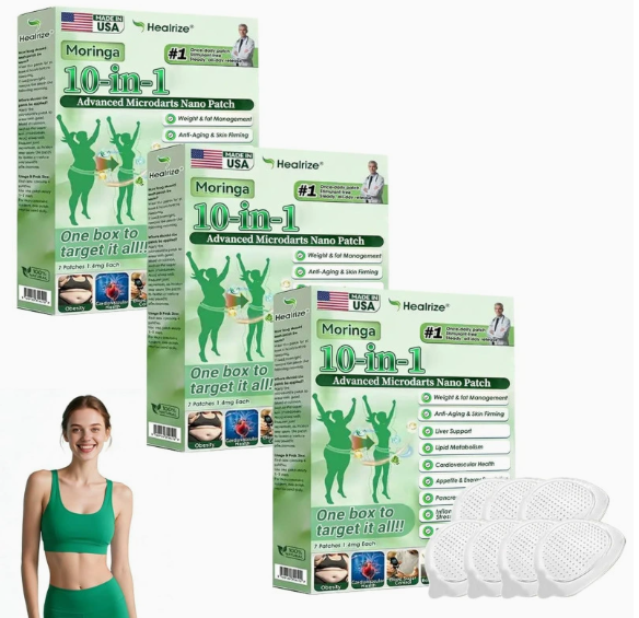 🧑‍⚕️🩺 Moringa · Berberine × NAD+ 10-in-1 Advanced Nano Microneedle Patch
