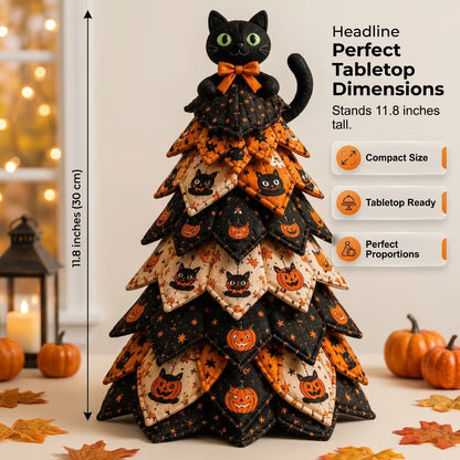 🎃 DIY Halloween Quilted Fabric Tree Kit
