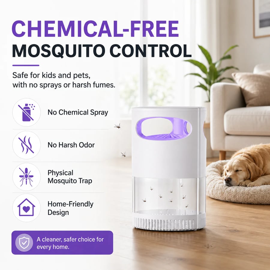 🦟 49% OFF! UV Mosquito Killer Lamp – quiet, USB, chemical-free. 50K+ sold! 🔇🌙